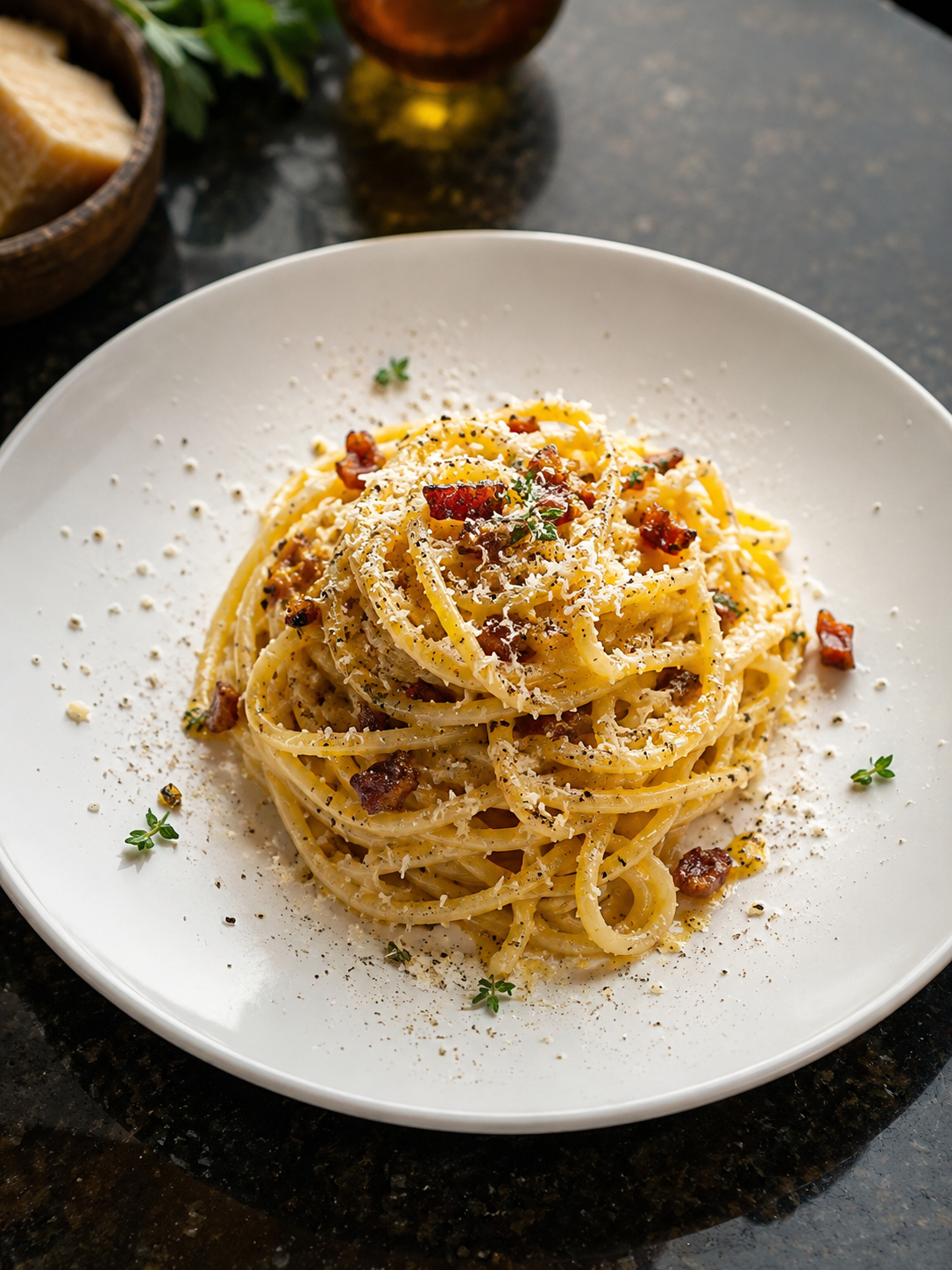 Gluten-Free Pasta Carbonara