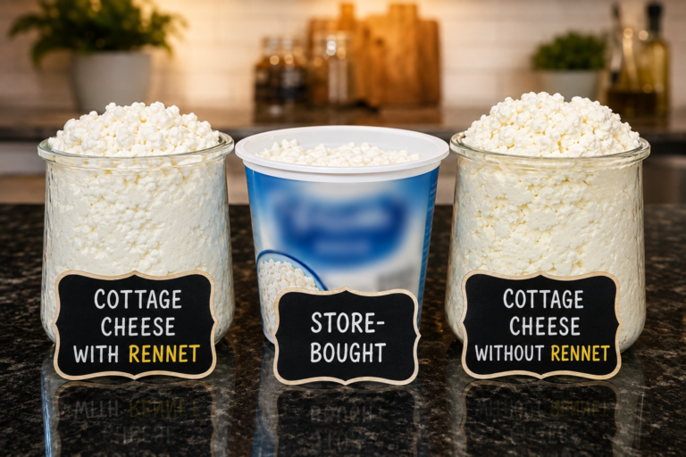 Cultured Cottage Cheese with Double-Strength Liquid Microbial Rennet