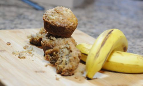 Banana muffin 3 with bananas